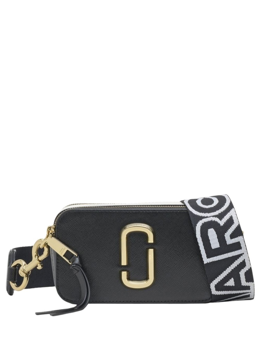 Shop Marc Jacobs Black Snapshot Shoulder Bag