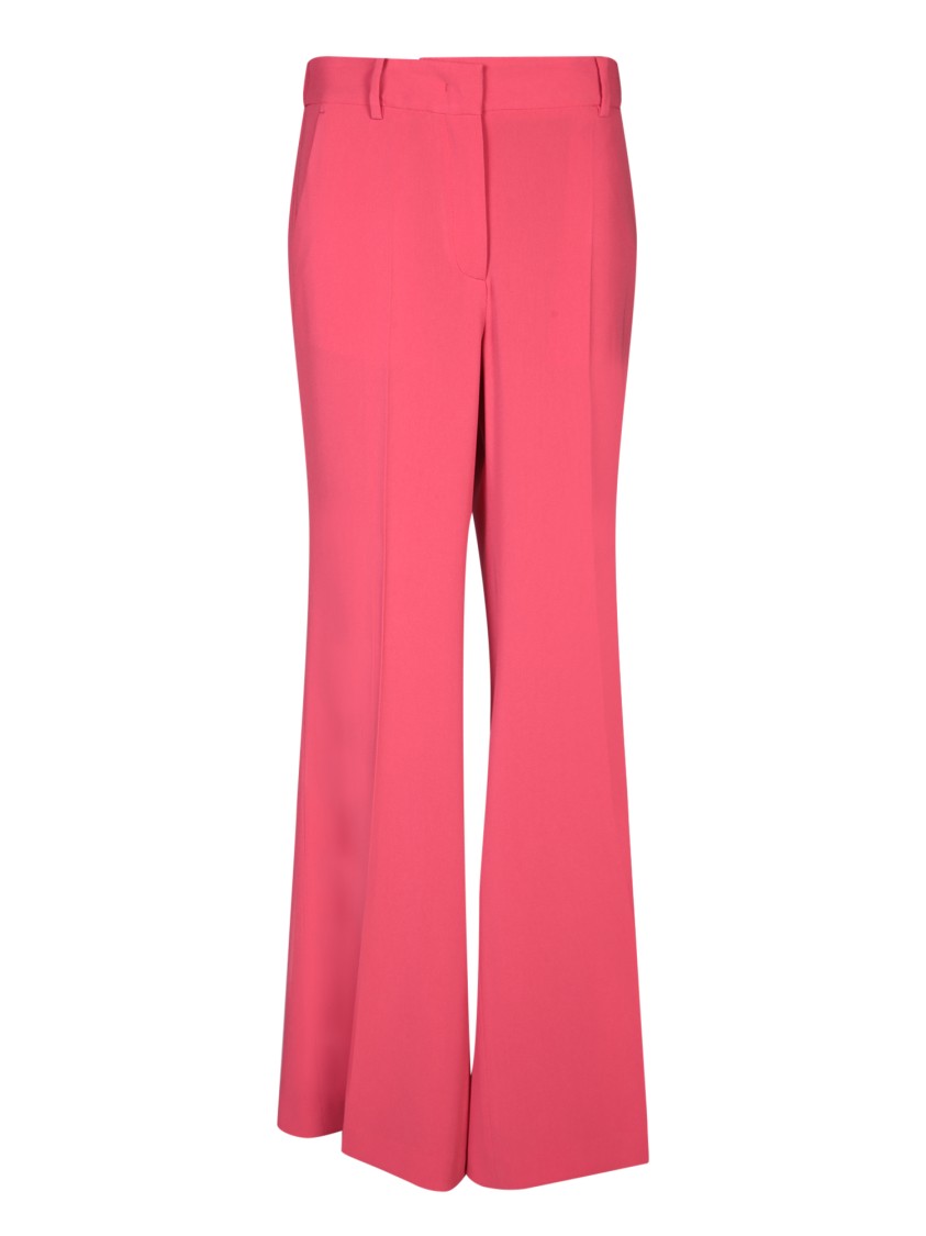 Alberto Biani Lightweight Red Trousers In Pink