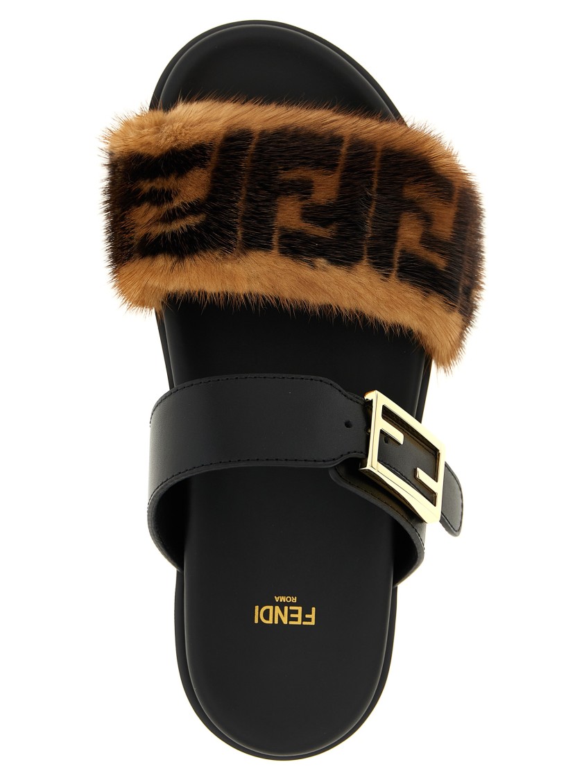 Fendi Feel Sandals Multicolor In Multi