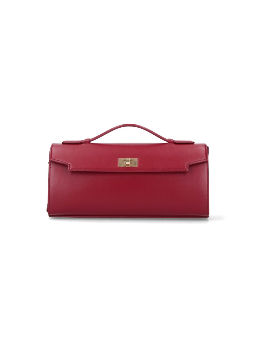 Anya Hindmarch Mortimer Clutch In Red