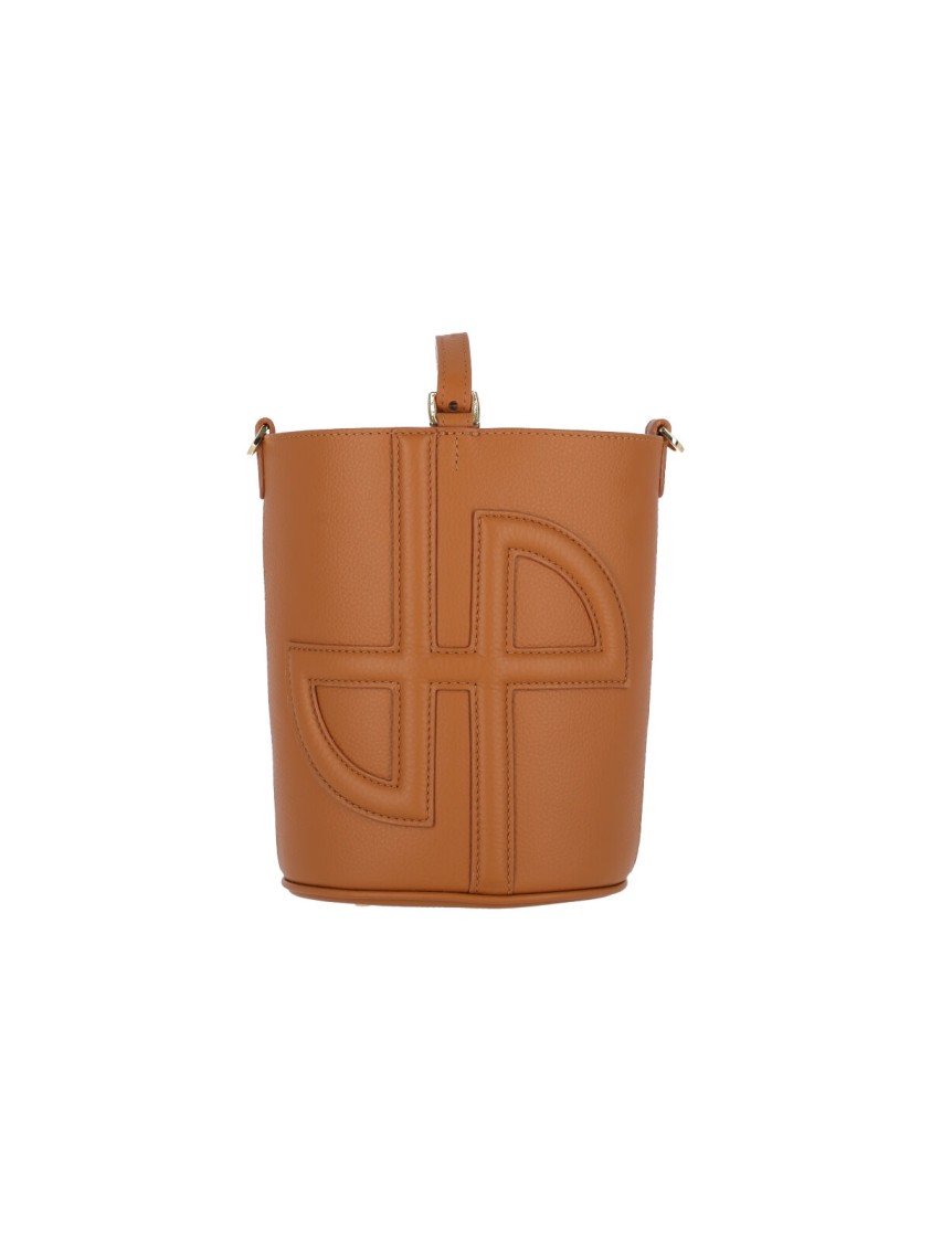 Patou "Jp" Small Bucket Bag  Brown
