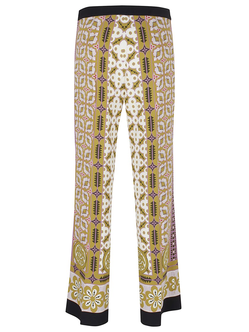 La Doublej La Double J Comfortable Nude Viscose Trousers In Gold
