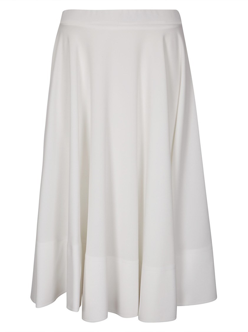 Stefano Mortari Flowing Half-circle Skirt In White