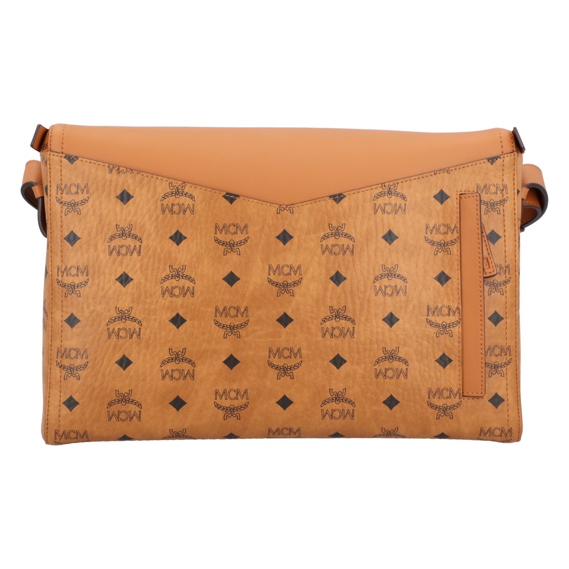 Mcm Diamant 3d Shoulder Bag In Visetos Leather Mix In Brown