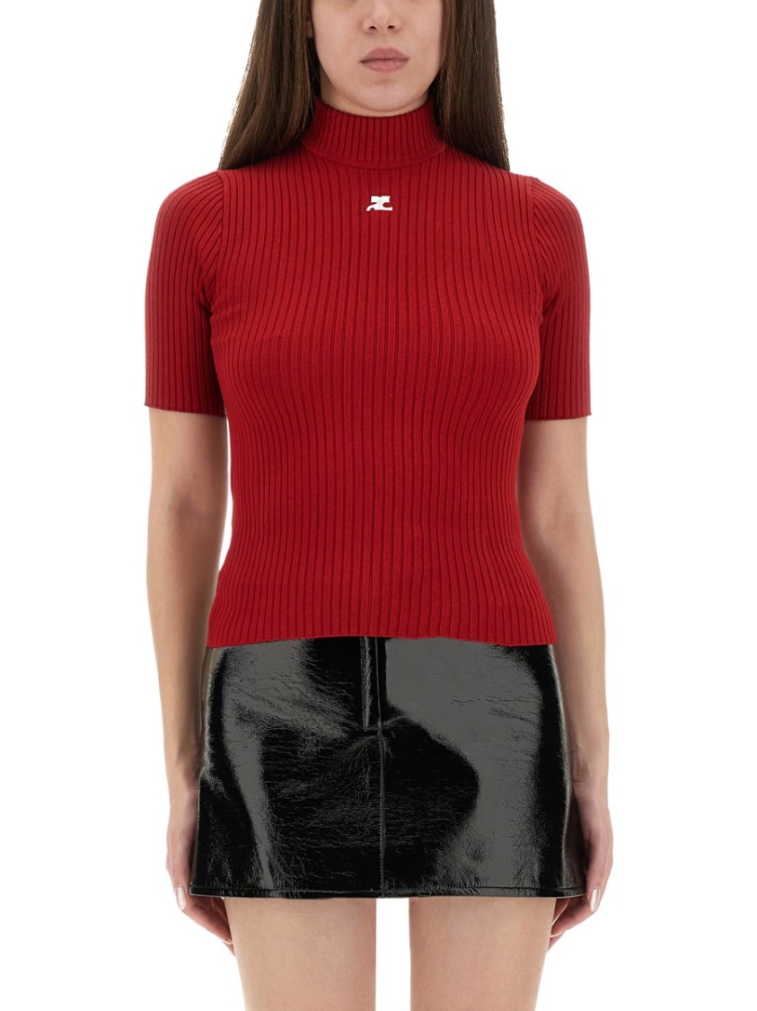 Courrèges Courreges 'reedition' Sweater In Red