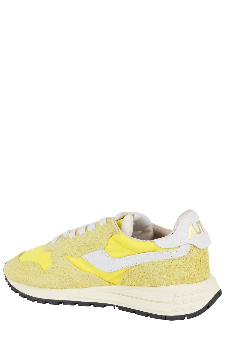Autry Low Top Reelwind Sneakers In Yellow