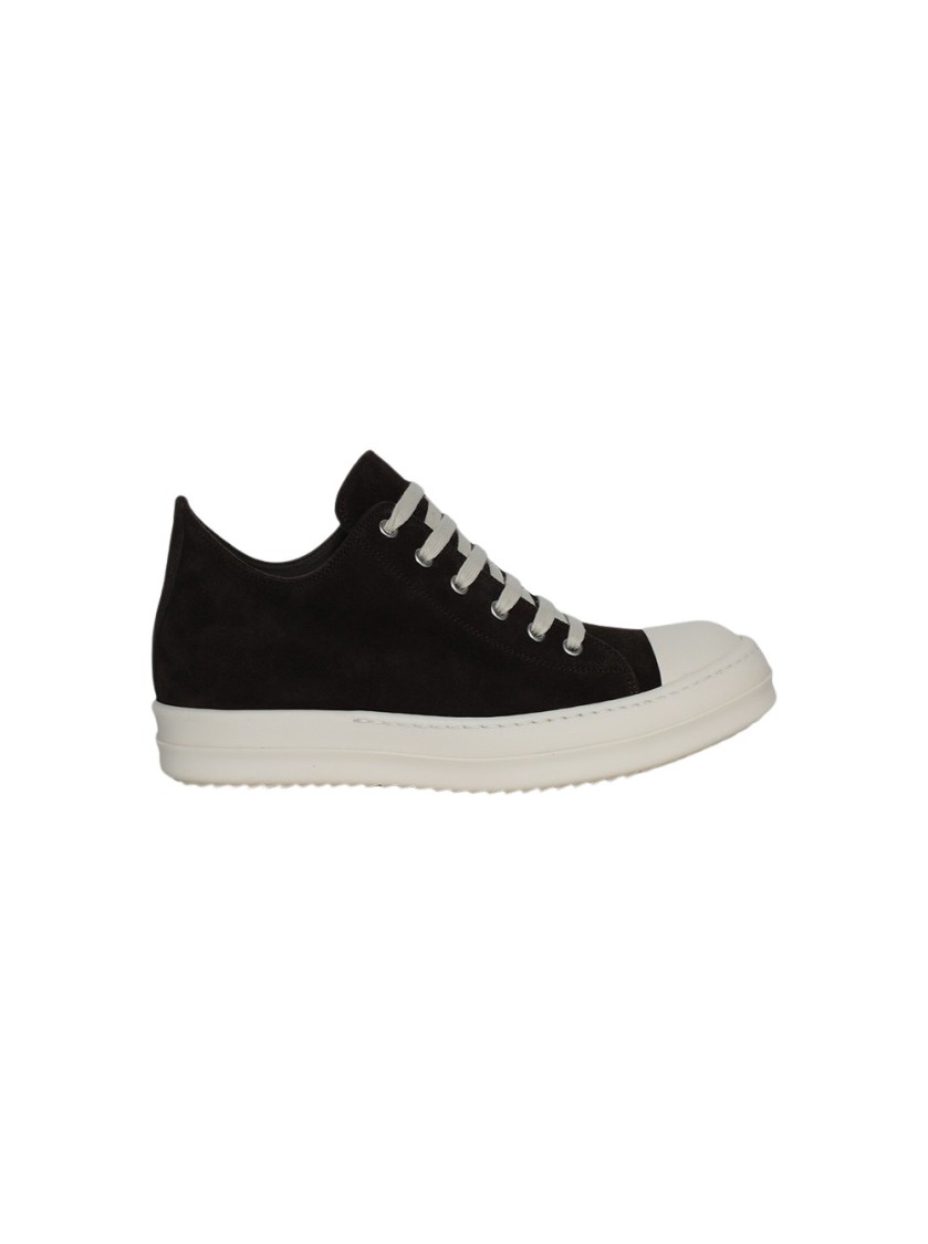 Rick Owens Elegant Low Top Lace Up Sneakers For Women