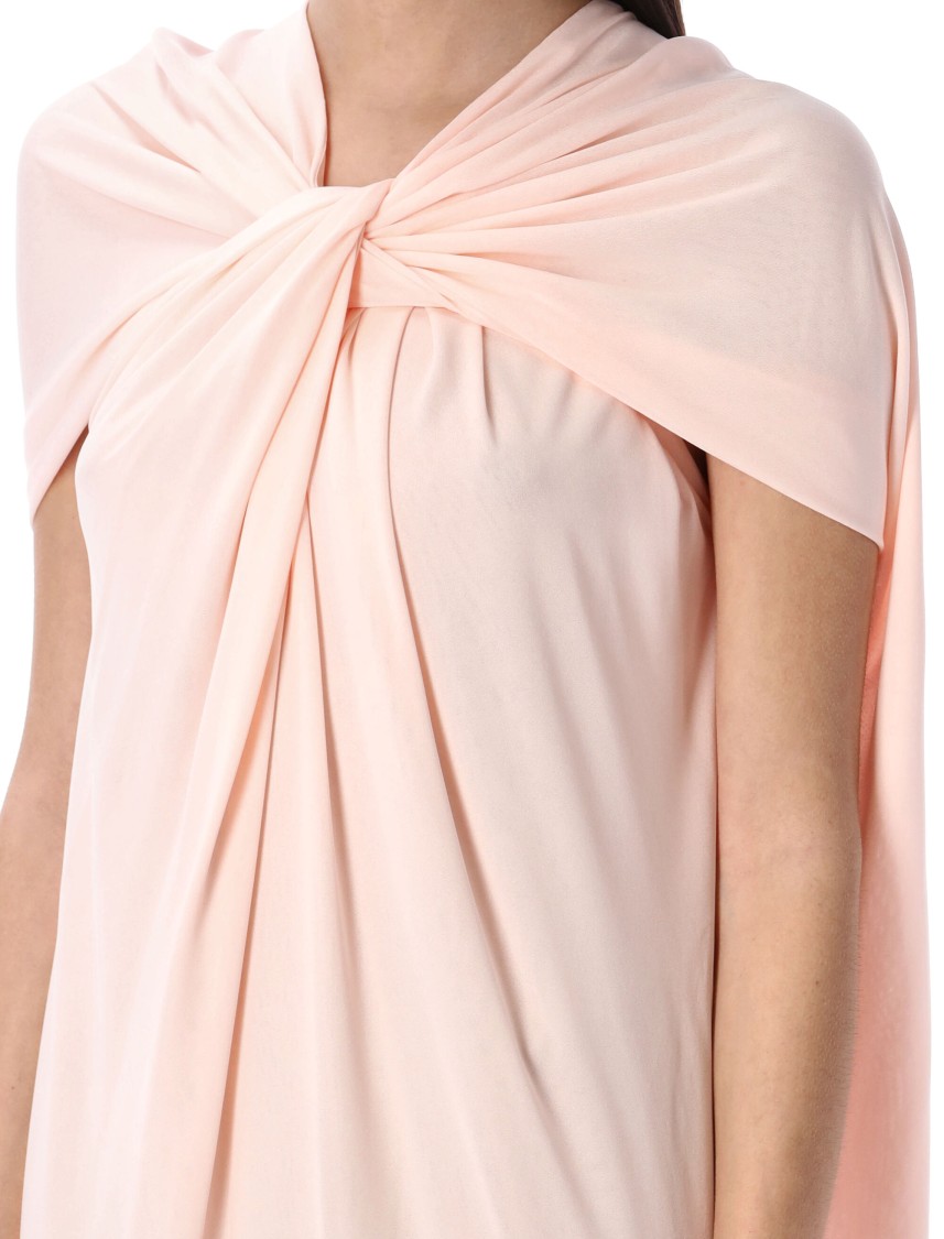 ワンピース JIL SANDER PASTEL PINK CREPE LONG DRESS Jil Sander Pastel Pink Crepe Long Dress In Confetti | ModeSens