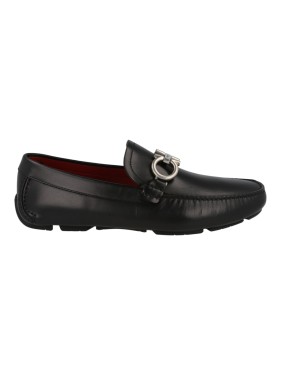 Ferragamo Switch Leather Loafers display picture 2