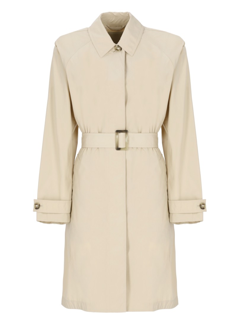 トレンチコート Woolrich Beige Woolrich Trench Coat With Classic Collar Woolrich Beige Woolrich Trench Coat With Classic Collar