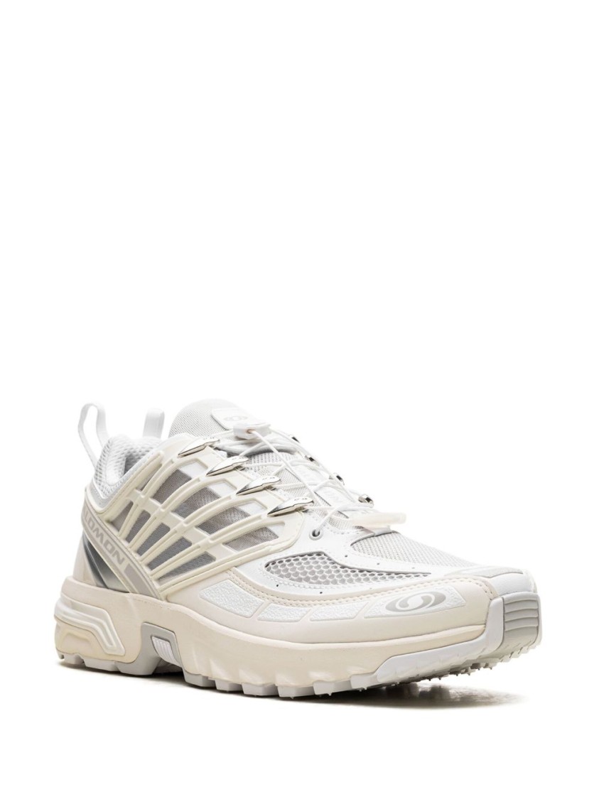 Salomon Acs Pro Sneaker With Breathable Mesh Upper In Grey