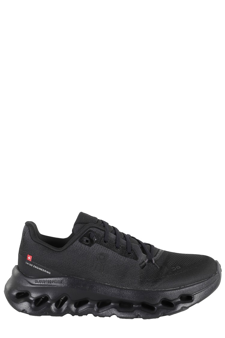On Running Cloudtilt Sneakers With Innovative Cloudtech Sole In Black