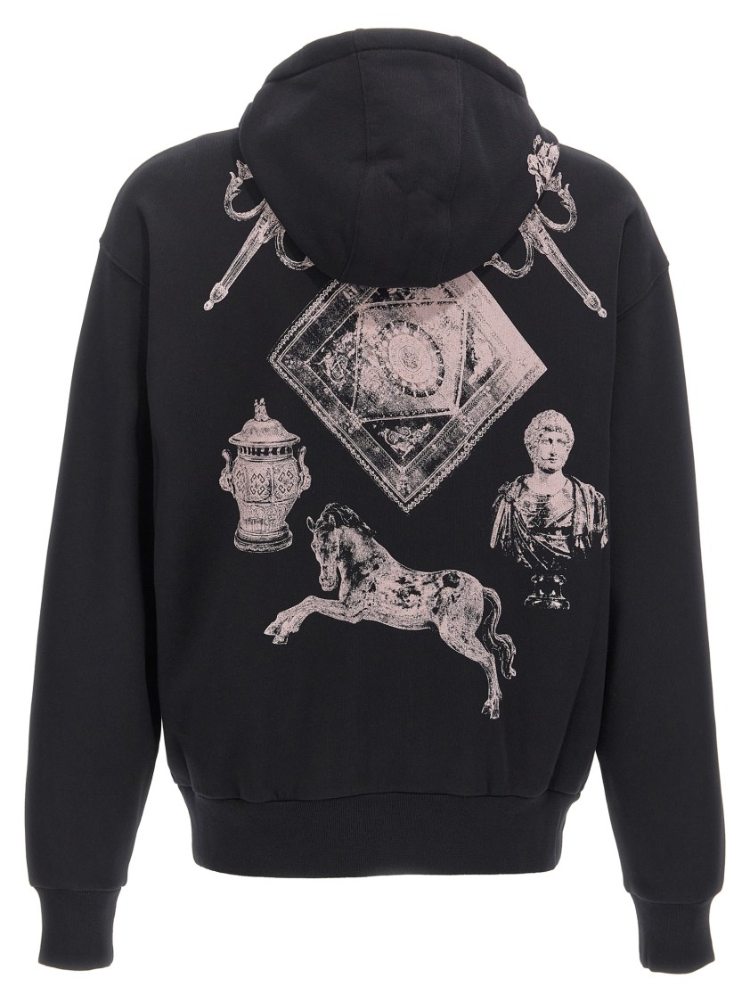 Givenchy Print Sweatshirt In Black