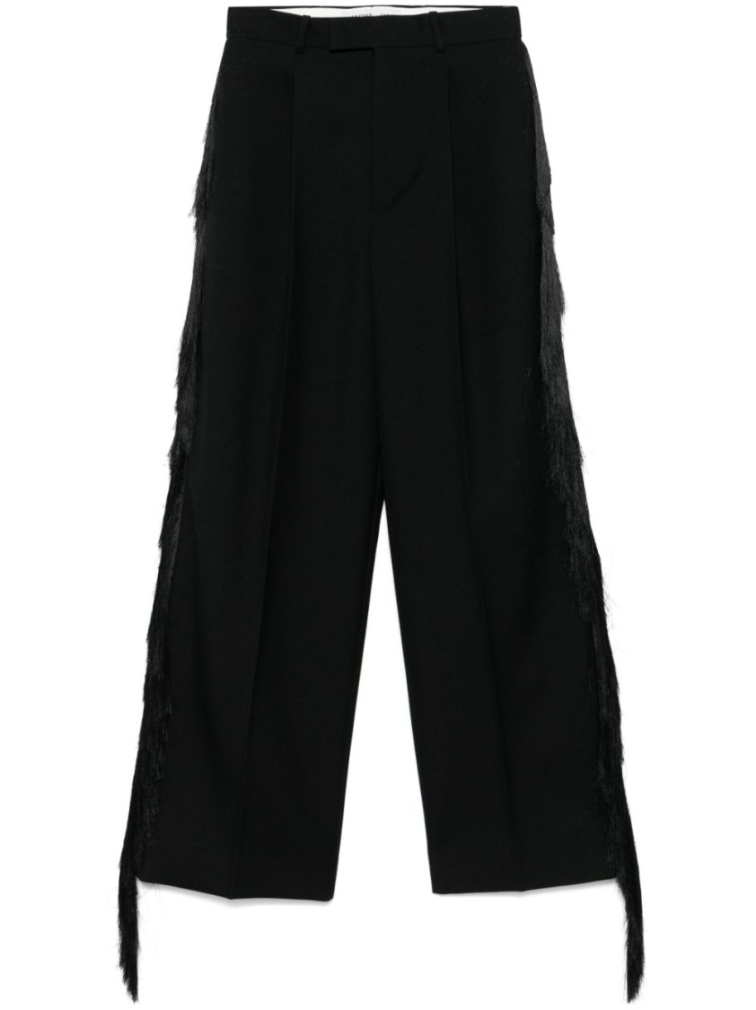 Shop Carven Fringed Trousers
