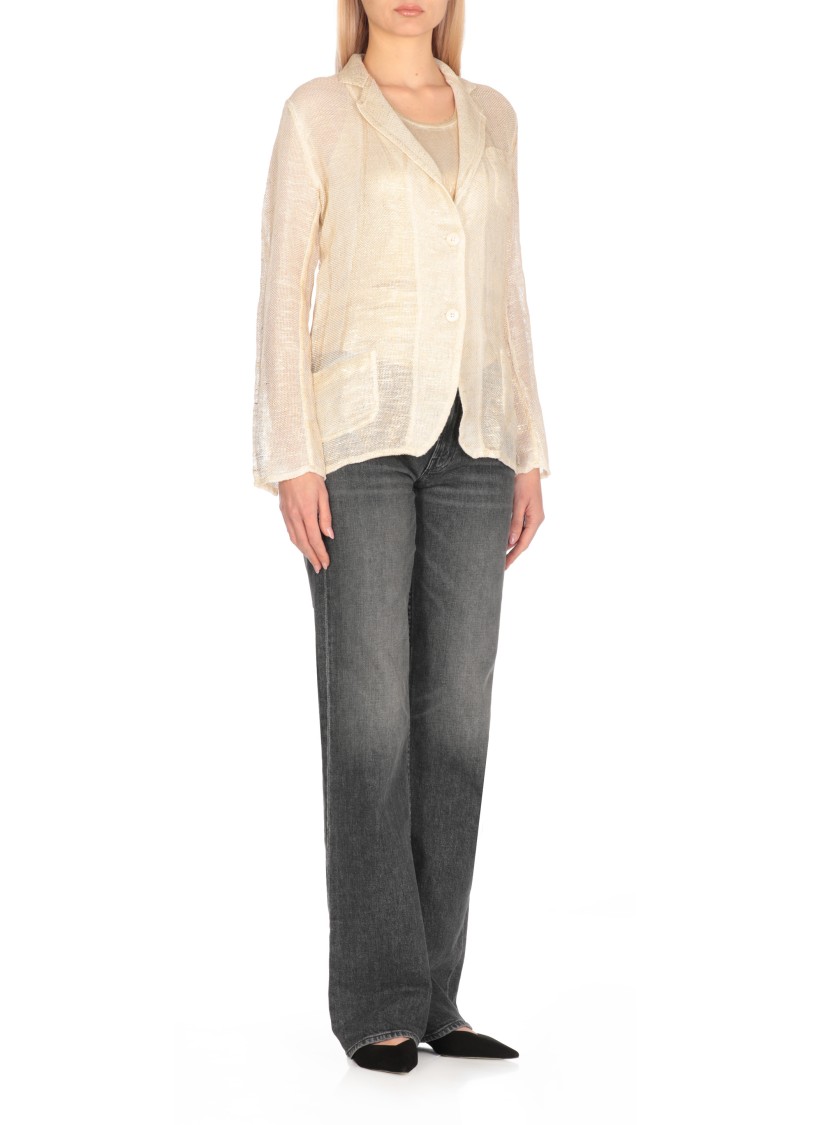 Avant Toi Single-breasted Suit Coat In Neutrals