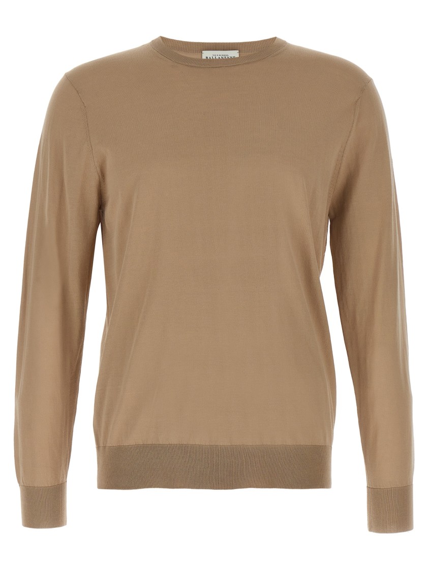 Ballantyne R Neck Sweaters And Cardigans In Brown