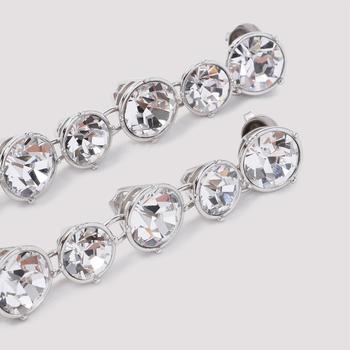Jean Paul Gaultier Crystal-embellished Drop Earrings