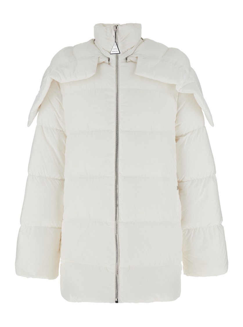 MONCLER X RICK OWENS MONCLER X RICK OWENS CYCLOPIC' WHITE DOWN JACKET