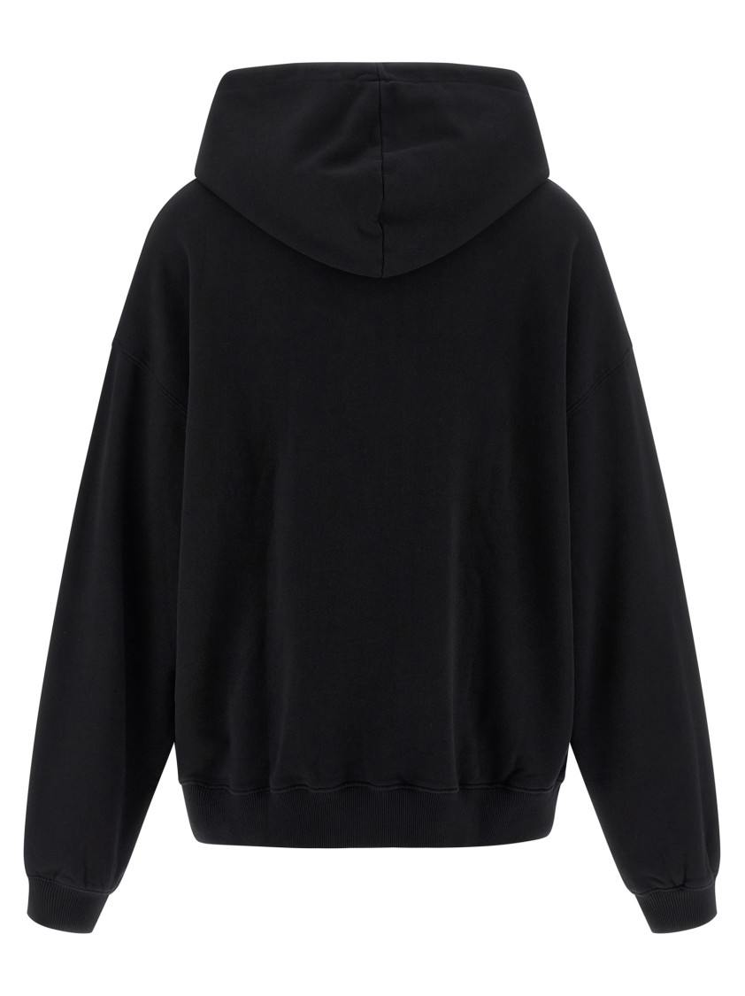 Rotate Birger Christensen Hooded Sweatshirt With Logo In Blue