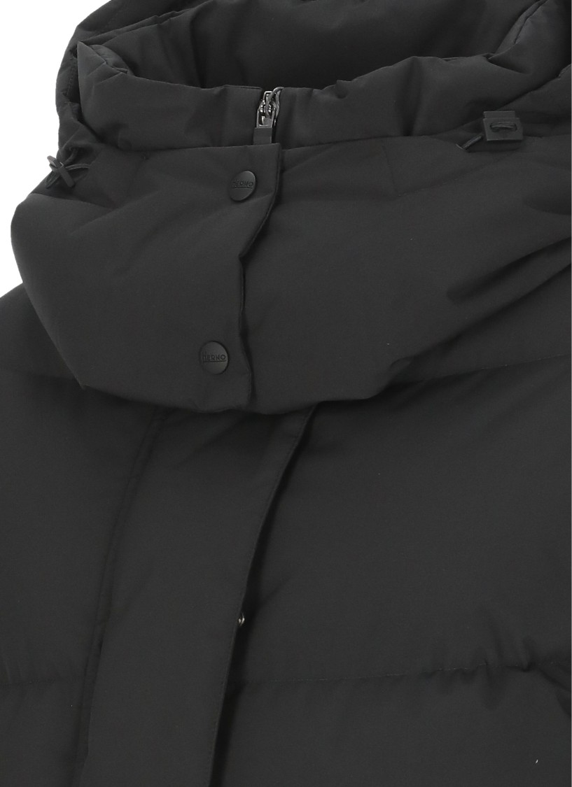 Herno Quilted Down Jacket In Black