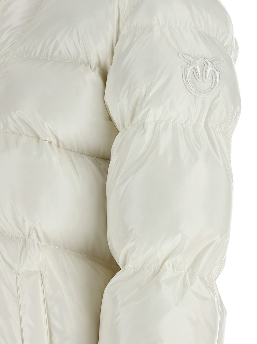 Pinko Eleodoro Puffer Jackets White In White