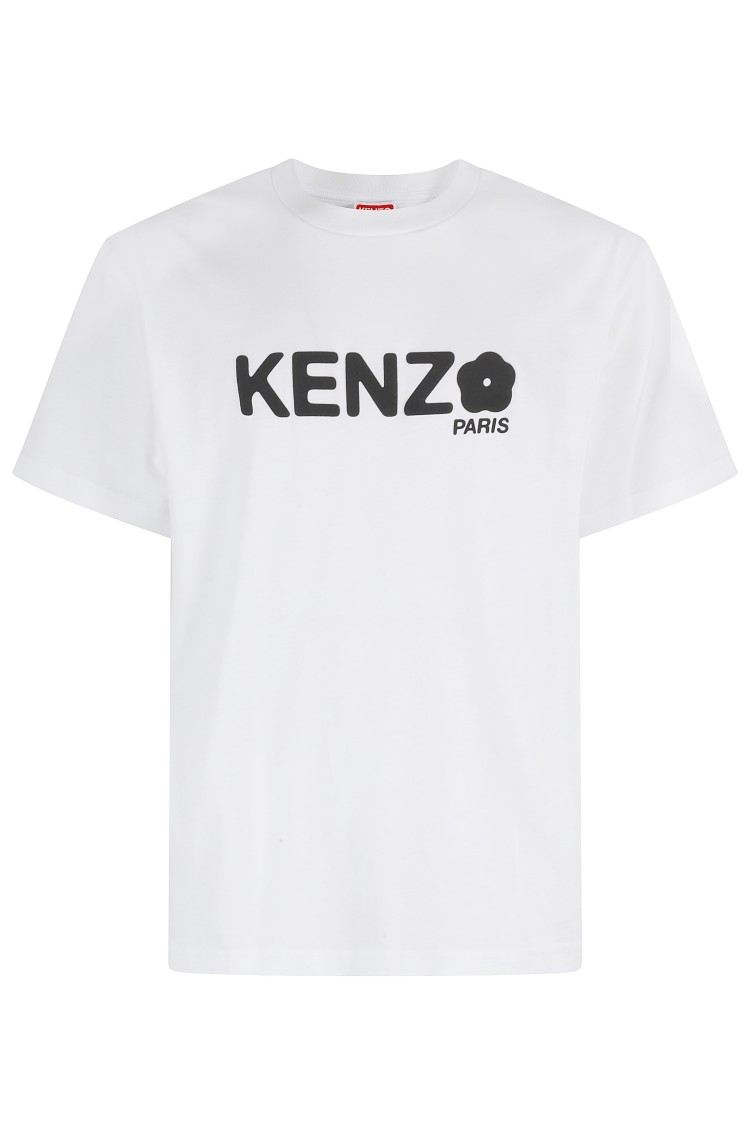 Kenzo Boke Flower Oversize Tshirt In White