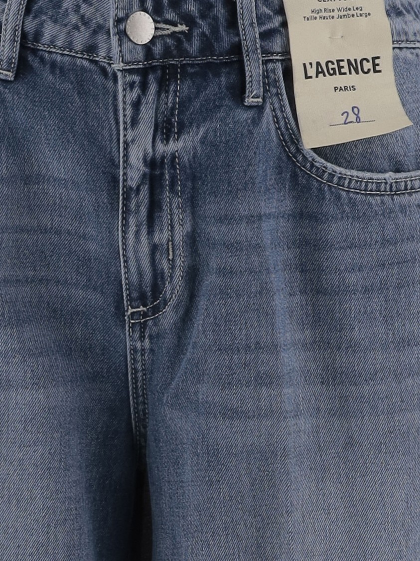 L Agence Straight-leg Jeans In Animal Print