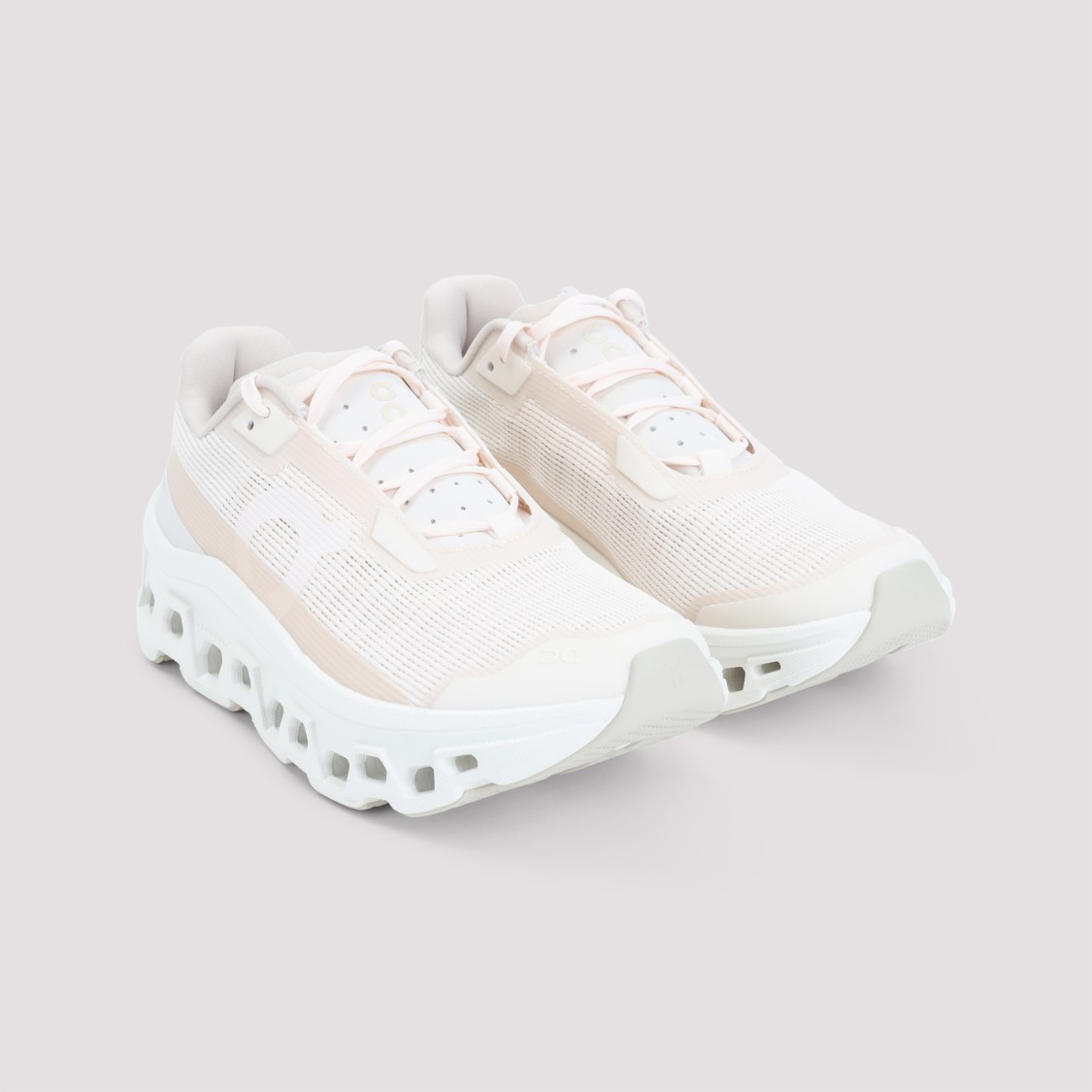 On Dew Ivory White Textile Cloudmster Void Sneakers In White
