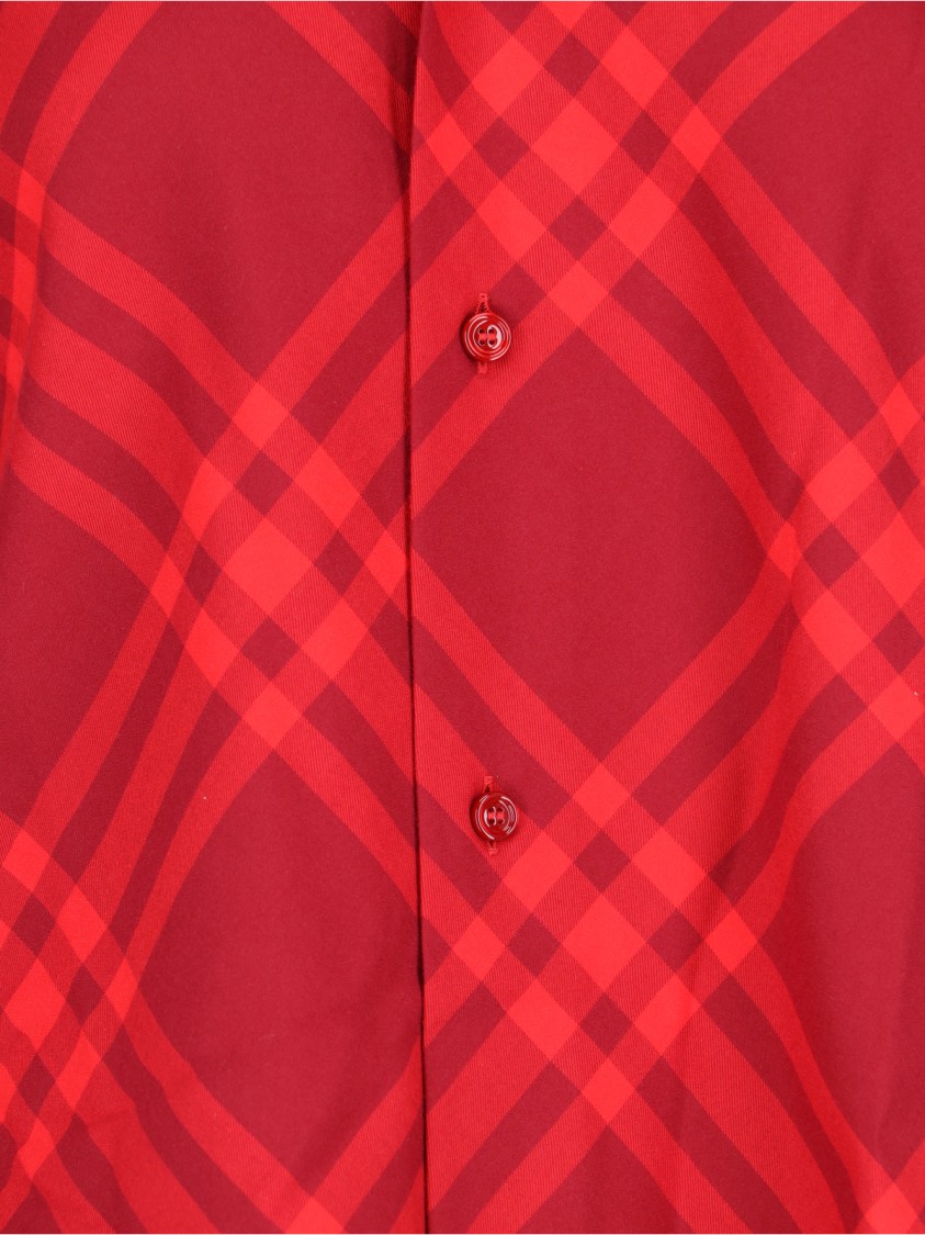 Burberry Plaid Long Sleeves Top