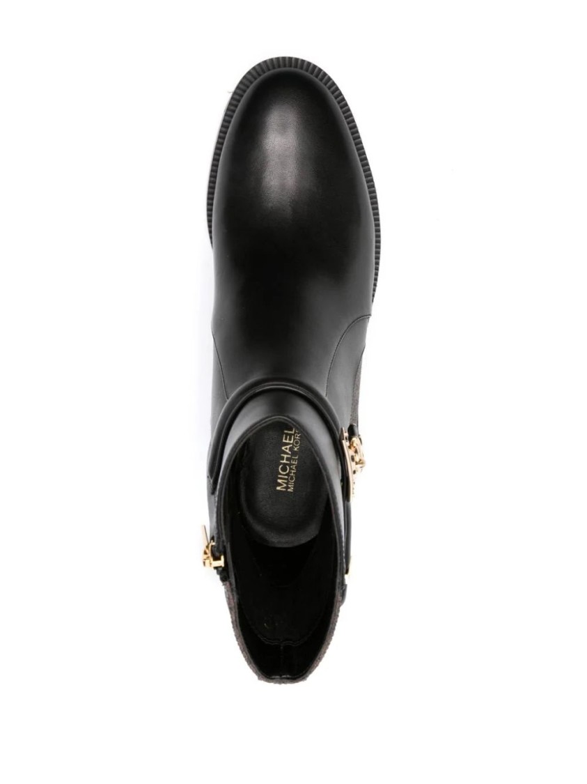 Michael Kors Hamilton Flat Bootie In Black