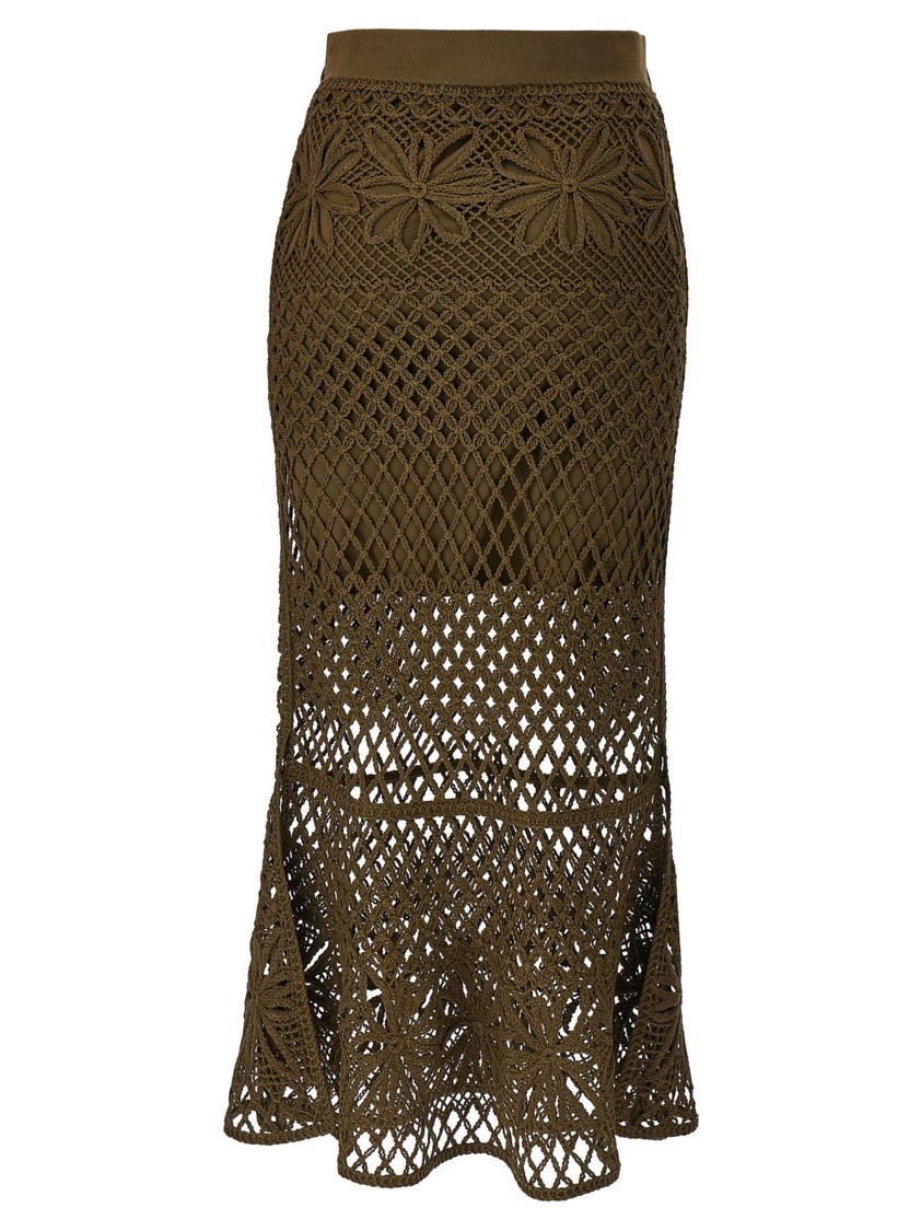 スカート PINKO 'Crispo' skirt Green Pinko 'Crispo' Skirt Midi in Green | THE LIST