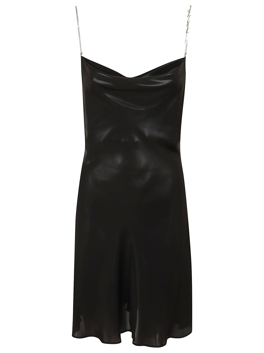 Shop Diesel Fitted Mini Dress In Black