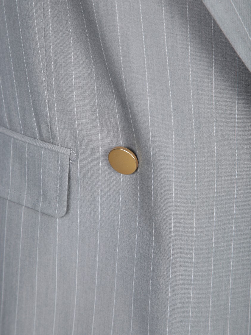 Shop Tagliatore Tailored Double-breasted Vest With Gold Buttons