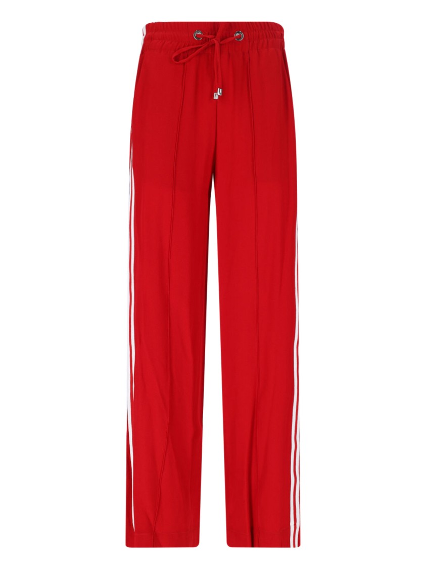 Shop Seafarer Straight Leg Sporty Pants With Drawstring Waist In Red