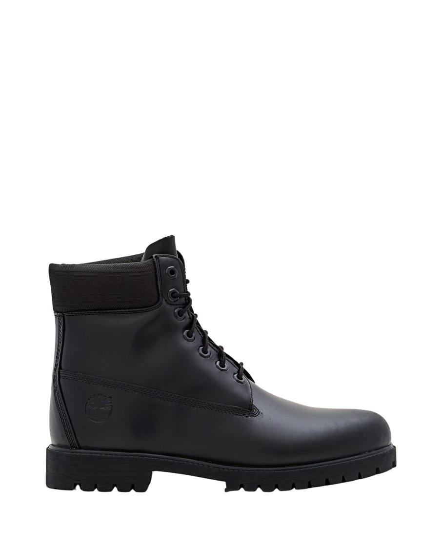Timberland Heritage 6 Inch Lace Up Waterproof Boot In Black