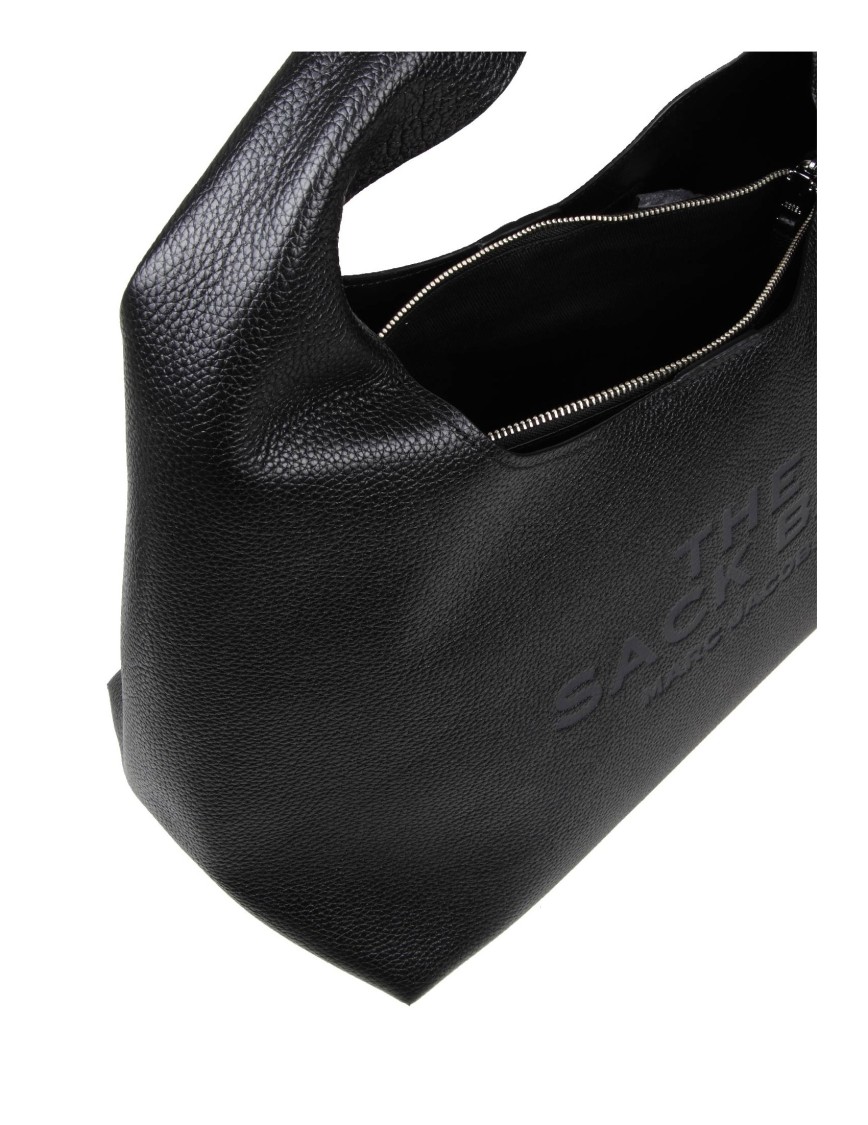 Shop Marc Jacobs Black Leather Sack Bag