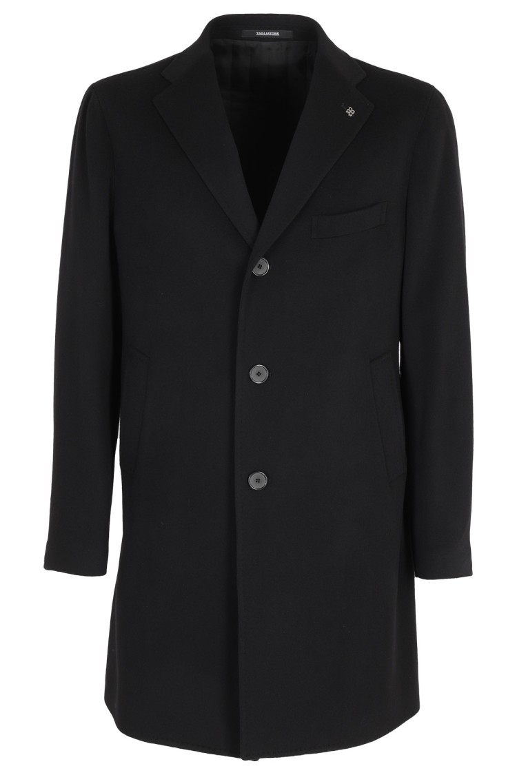 Shop Tagliatore Bruce Unlined Medium Black Coat