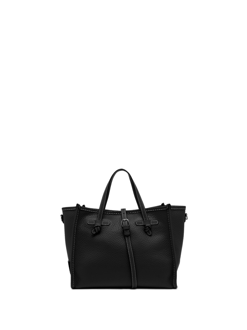 G.chiarini Marcella Marcella 32 Shopping Bag In Black Double Bubble Leather