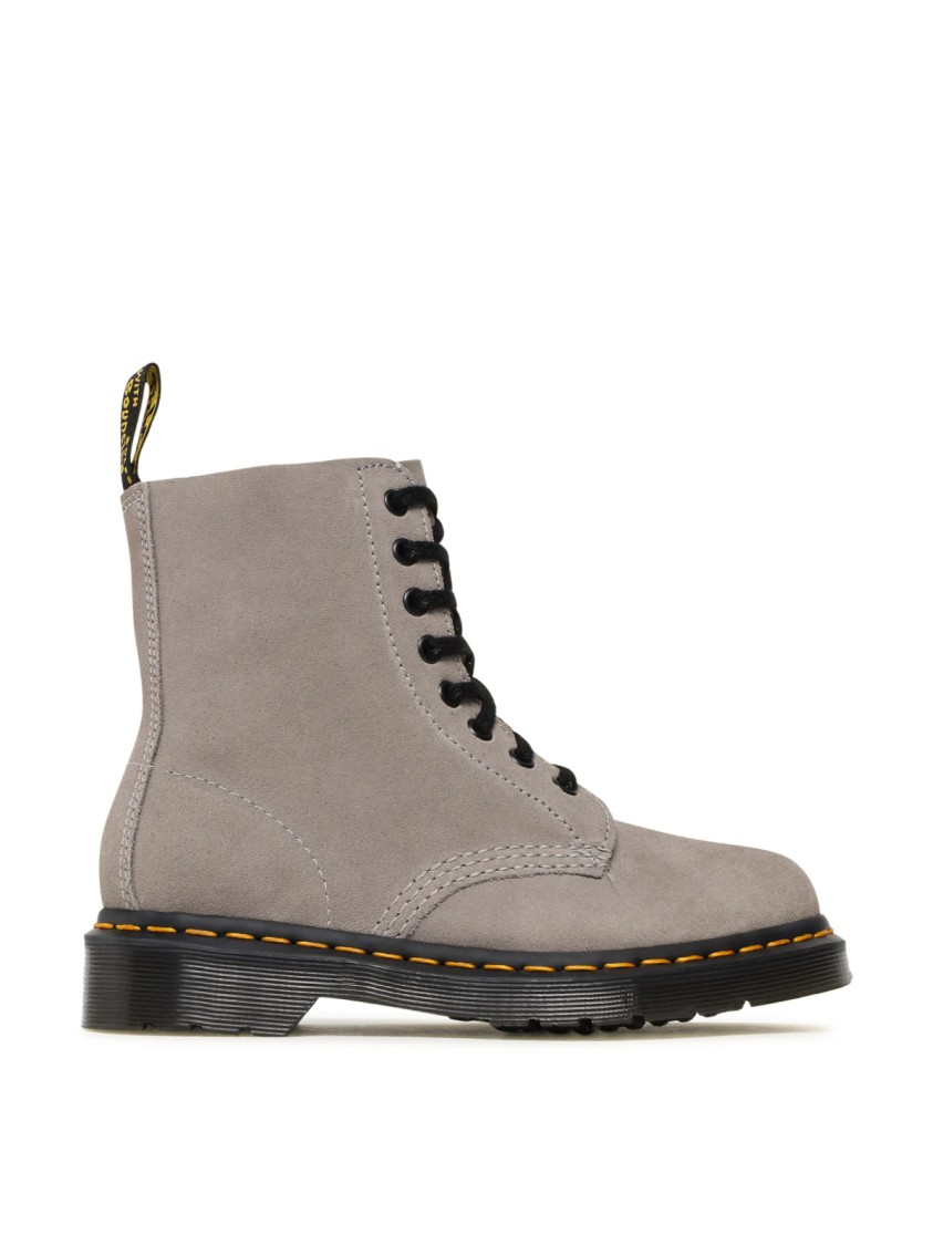 Dr. Martens 1460 Pascal Combat Boots In Gray