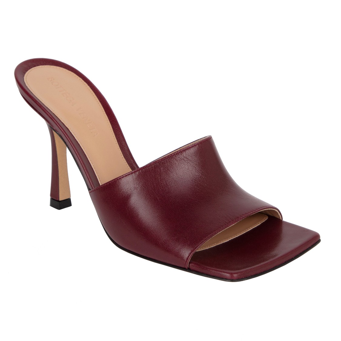 Bottega Veneta Stretch Mule Merlot in Brown | THE LIST