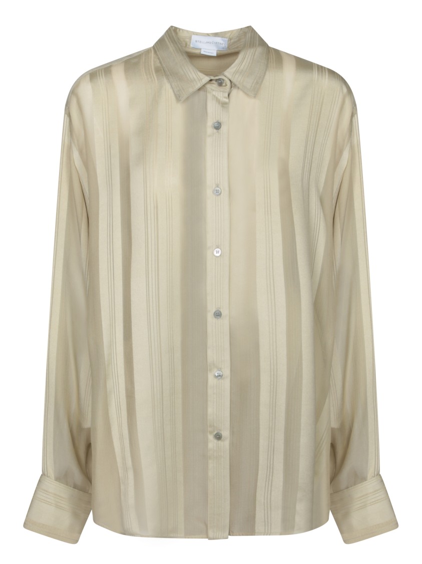 Shop Stella Mccartney Relaxed Fit Button-down White Shirt
