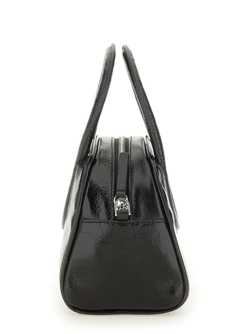 Staud Mini Bowler Maude Bag In Black