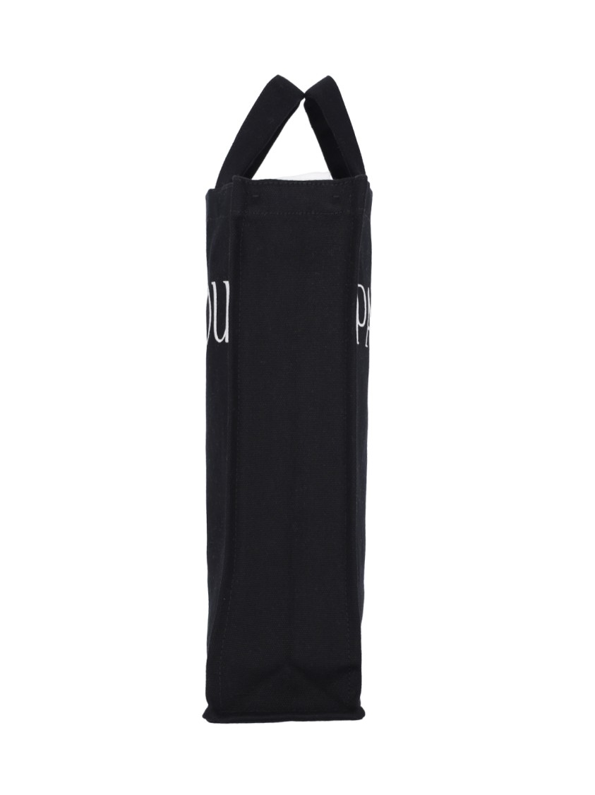Patou Rectangular Tote Bag With Shoulder Strap And Top Handles