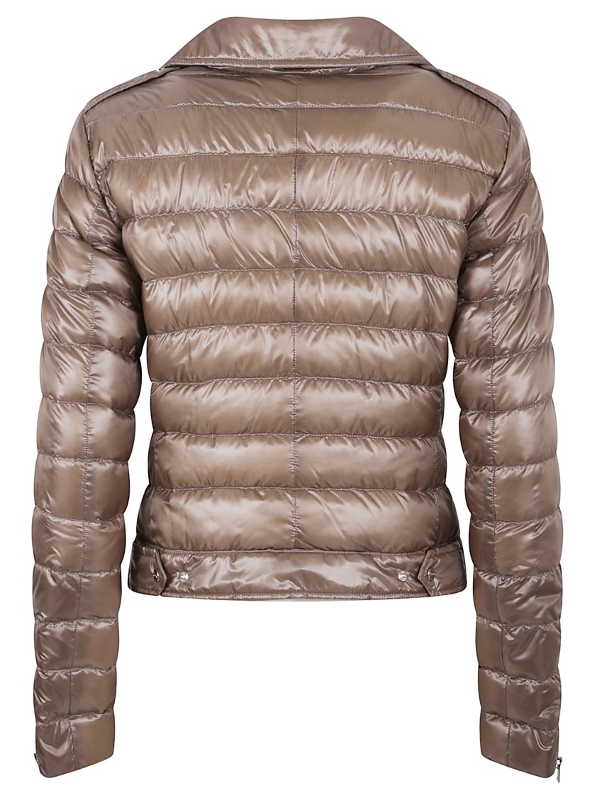 HERNO HERNO DOWN-PADDED BOMBER JACKET WITH LAPEL COLLAR