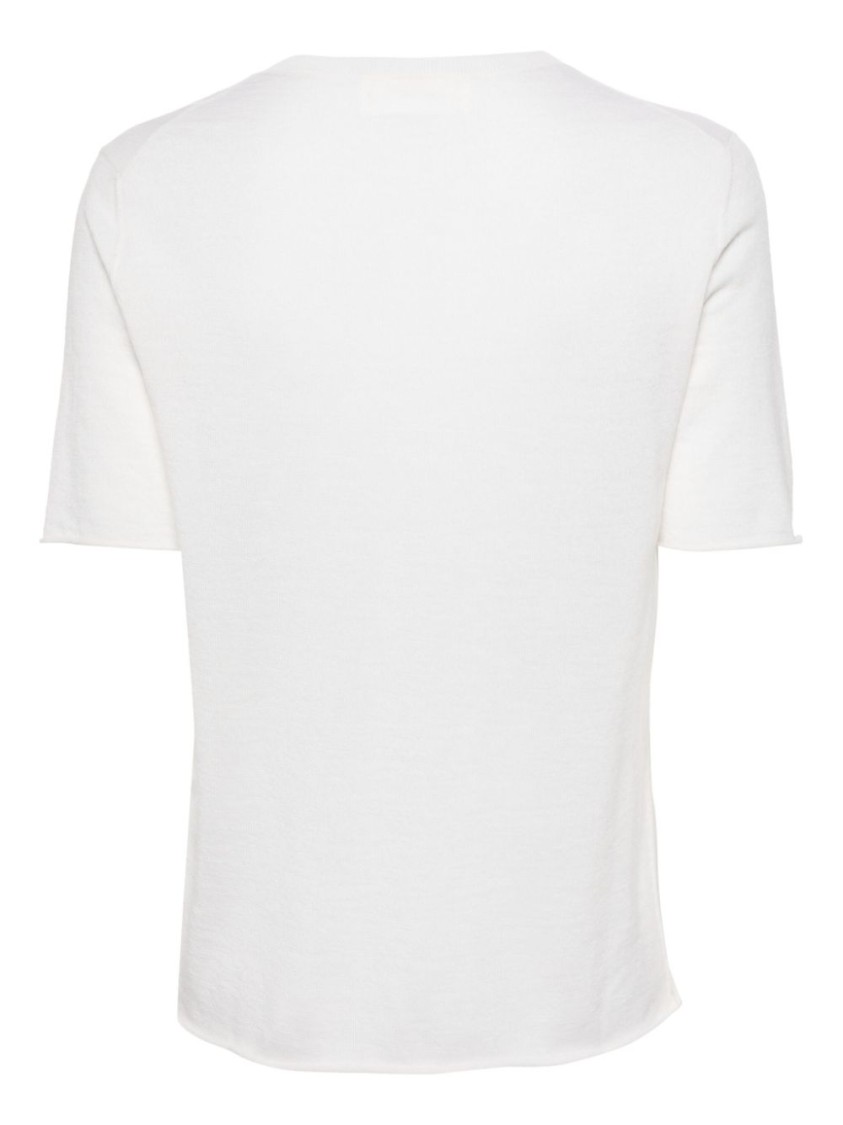 Lisa Yang Ari Cashmere T-shirt In White