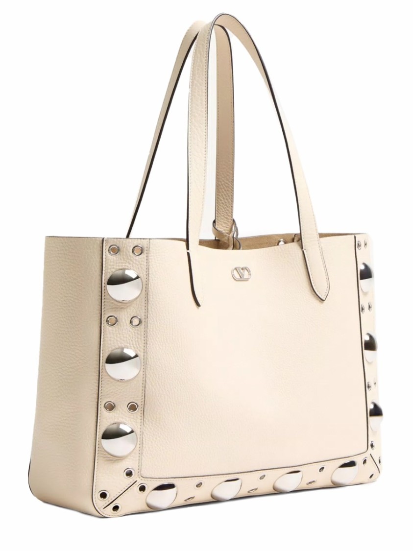 Valentino "riviera" Tote Bag Featuring Studded Detailing