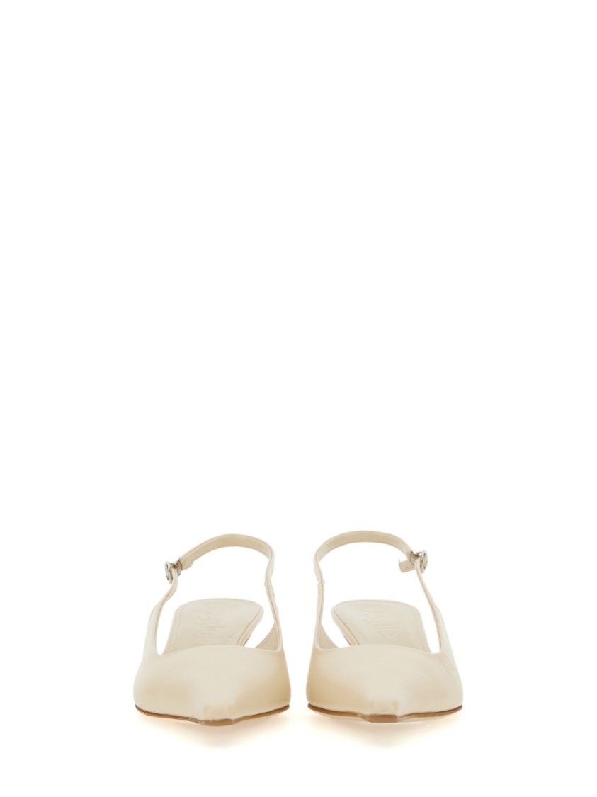 Aeyde Catrina Leather Kitten-heel Slingback Pumps