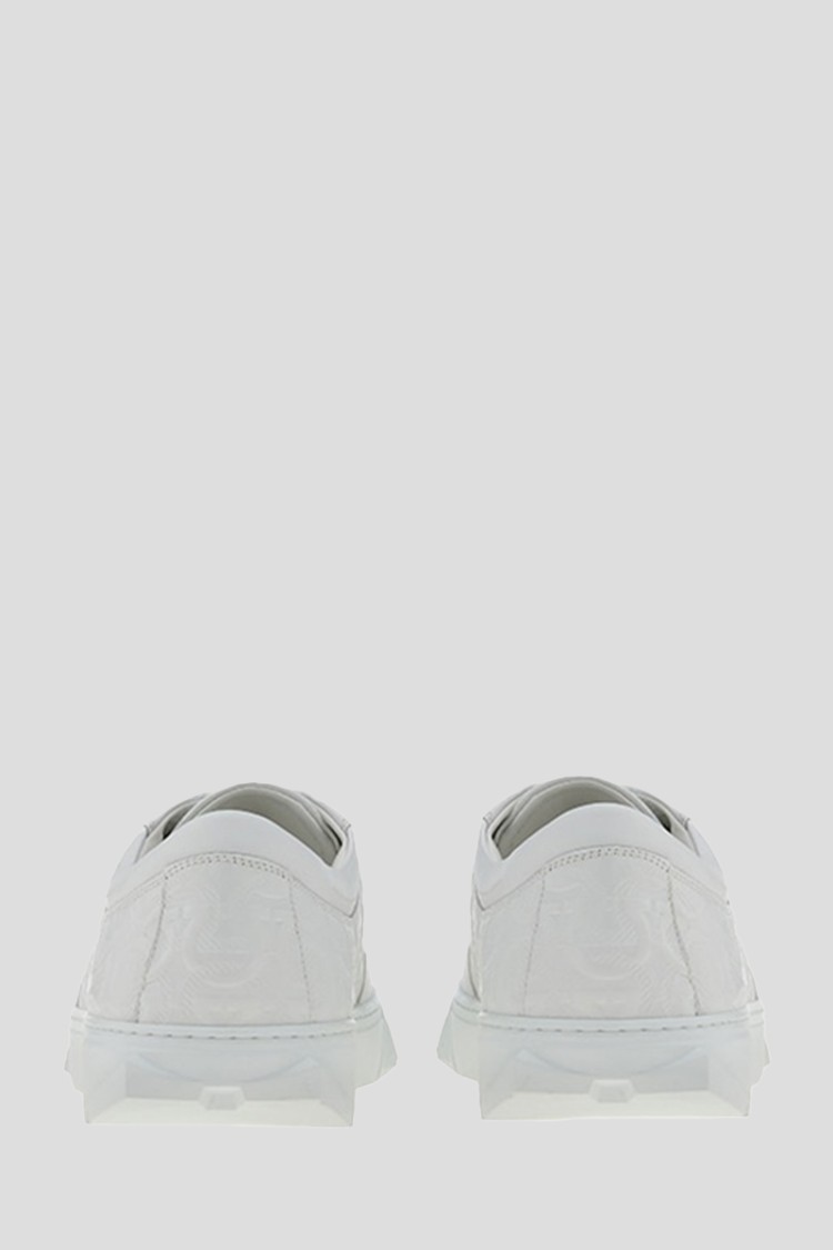 スニーカー Salvatore Ferragamo Shark-Tooth Detailed Leather Sneakers Salvatore Ferragamo Shark-Tooth Detailed Leather | THE LIST