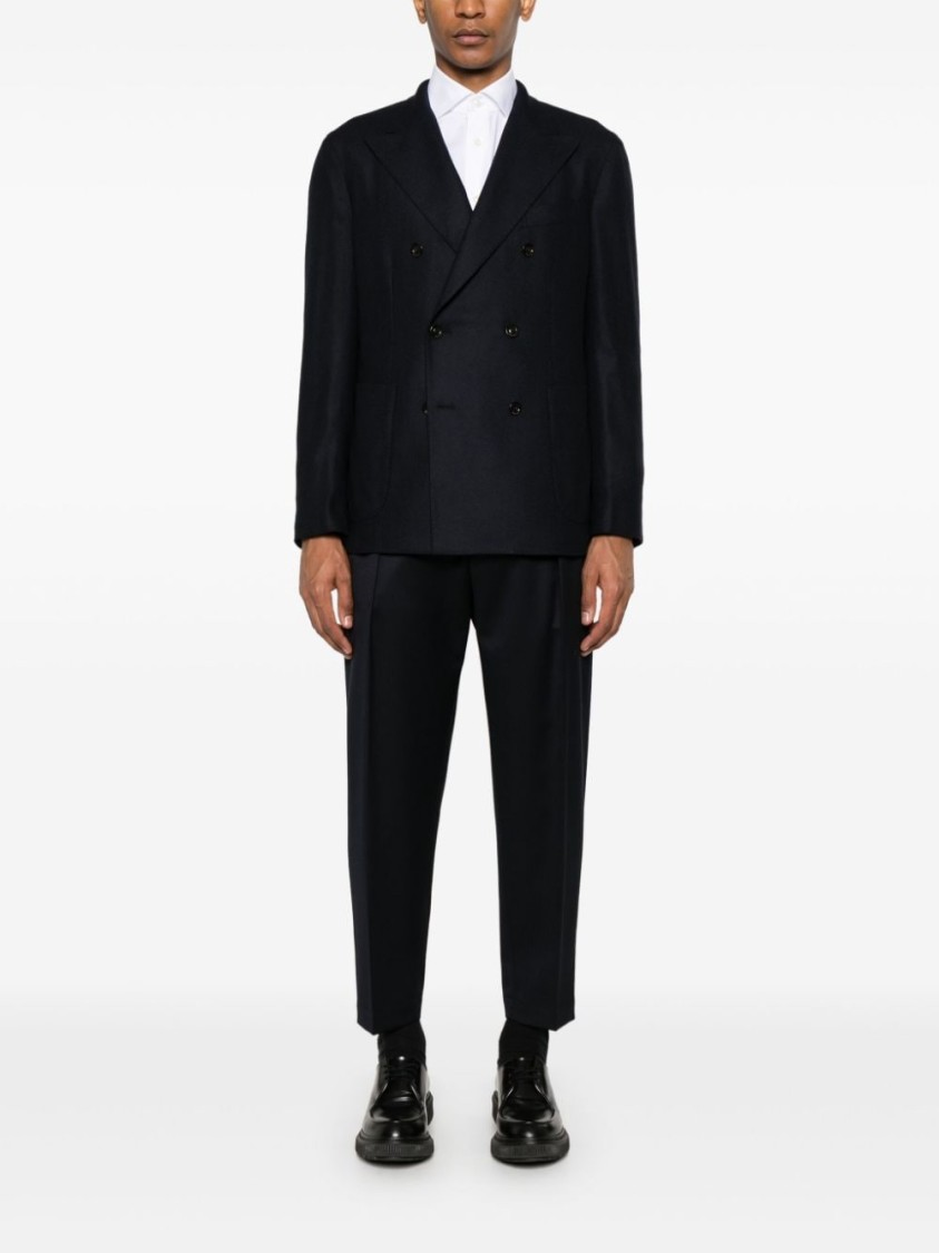 Boglioli Single Breasted Blazer In Blue