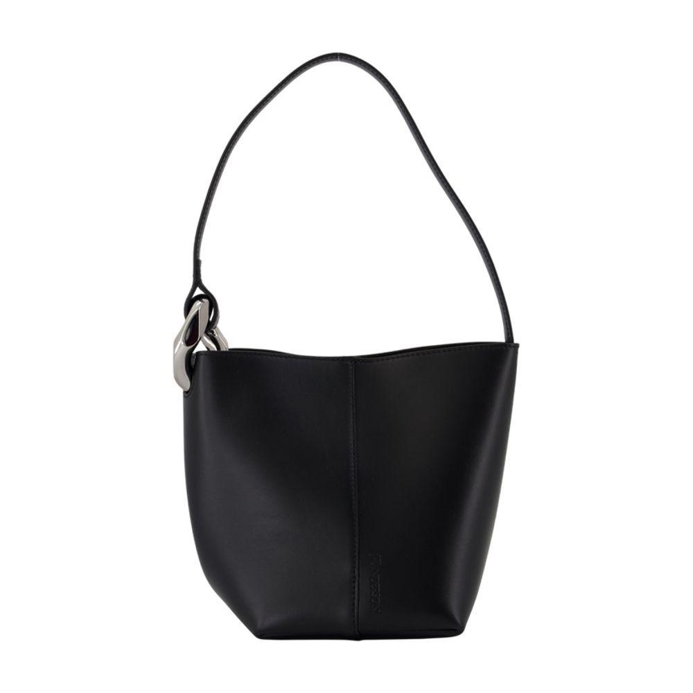 Jw Anderson The Jwa Corner Small Shoulder Bag In Black